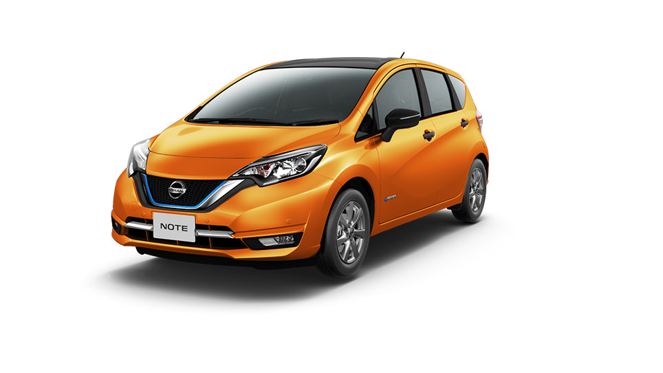 オレンジ　ノート ハイブリッド専用化で高価になった日産 新型ノート！ 200万円台
